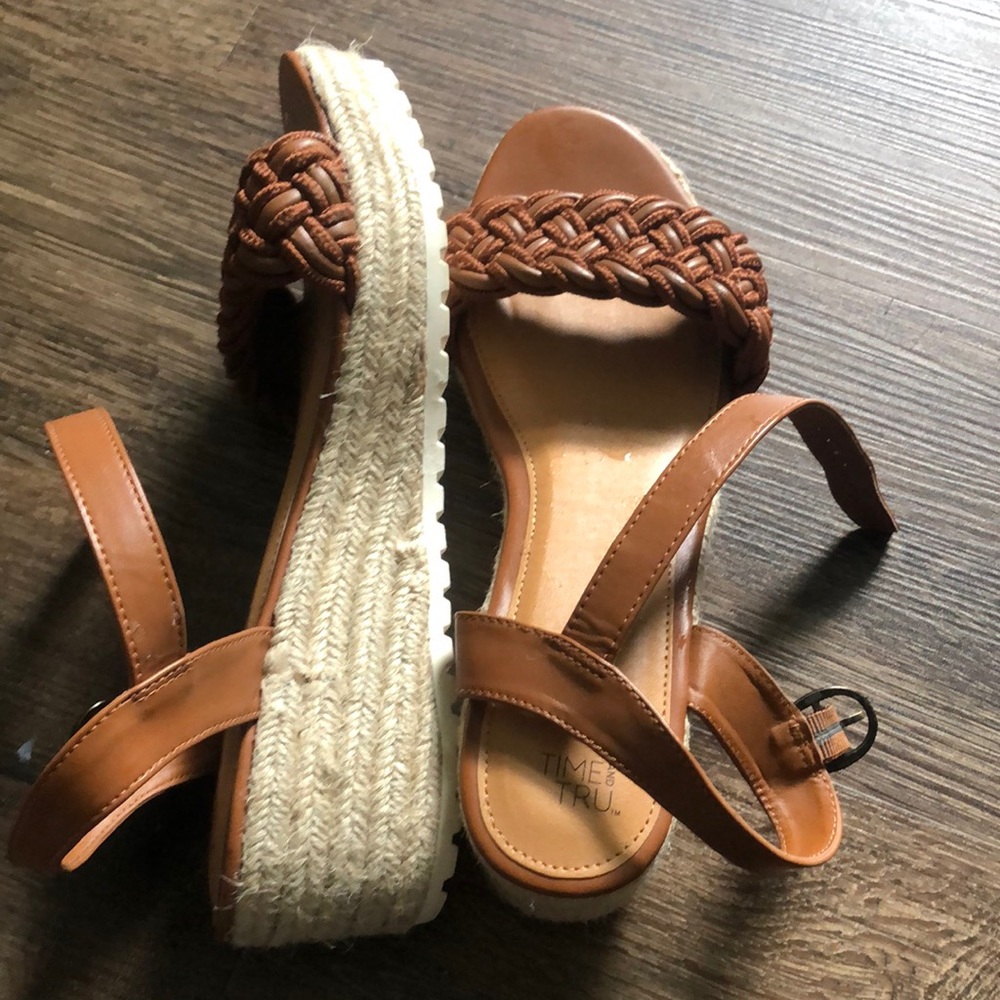 Time n Tru braided shoe sandals.